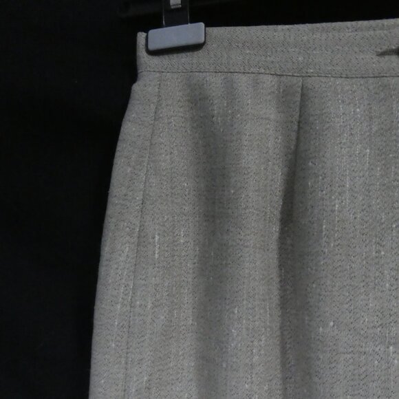 Lined Beige Pencil Skirt | Size 42 | Made In Italy - Picture 9 of 15